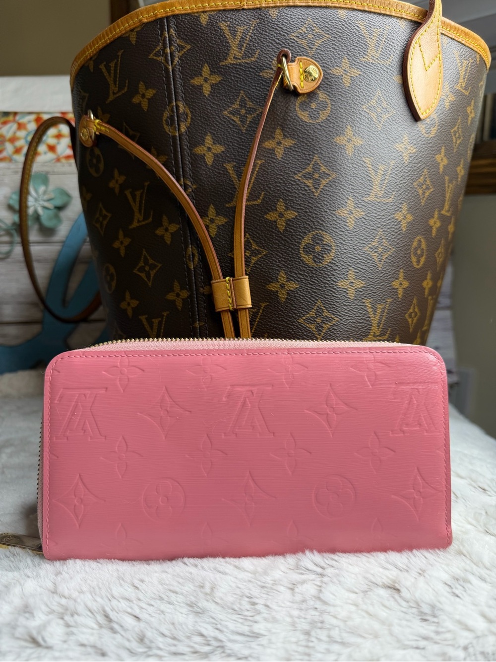 AUTHENTIC LOUIS VUITTON SPAIN PINK BALLERINE ZIPPY WALLET - Picture 14 of 16